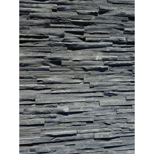 Akmens panelis „Slim grey” 15 x 60 cm, m2